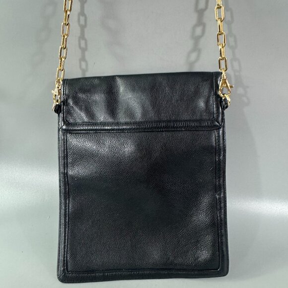 Tory Burch Black Leather Slim Shoulder/Crossbody Bag - Picture 5 of 15